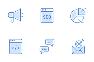 Communication And Seo Icon Pack