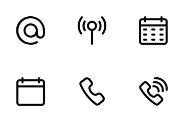 Communication And Smartphone Icon Pack