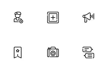 Communication And Social Media Icon Pack