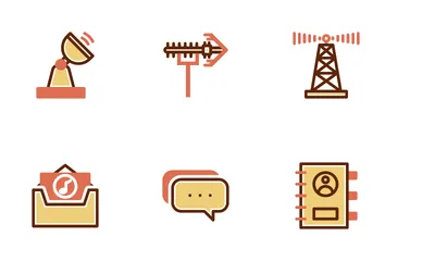 Communication And Technology Icon Pack