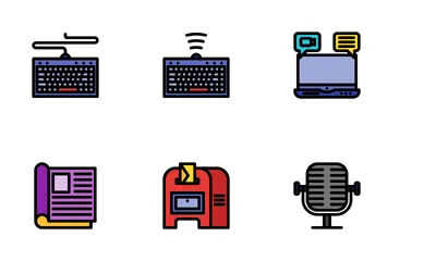 Communication And Technology Icon Pack