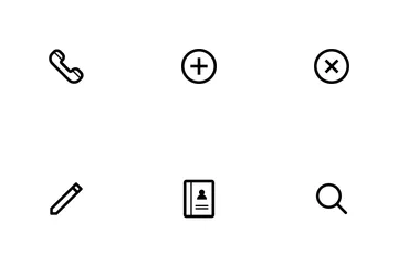 Communication [bold] Icon Pack