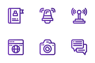 Communication Core Icon Pack