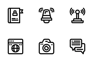 Communication Core Icon Pack