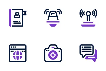 Communication Core Icon Pack