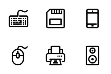 Communication & Devices 1 Icon Pack
