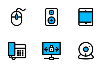 Communication & Devices 1 Icon Pack