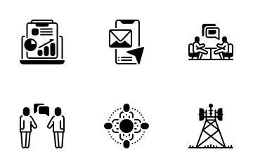 Communication Service Icon Pack