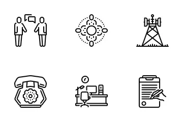 Communication Service Icon Pack