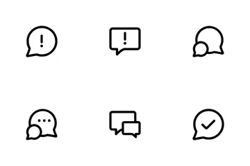 Communication User Interface Icon Pack