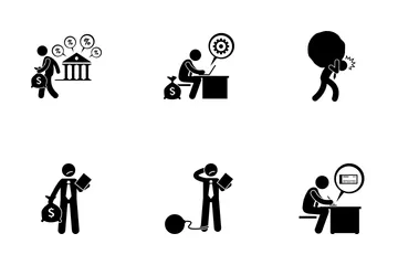 Company Liabilities Icon Pack