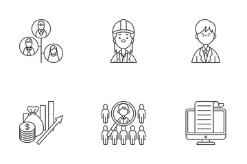 Company Structure2 Icon Pack