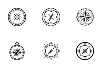 Compass And Navigation Icon Pack