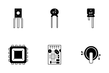 Componente electrónico Paquete de Iconos