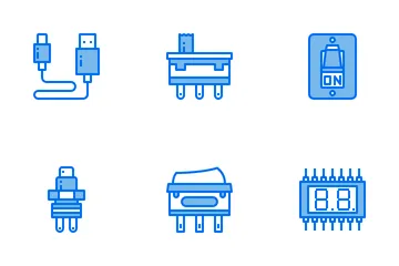 Componente electrónico Paquete de Iconos