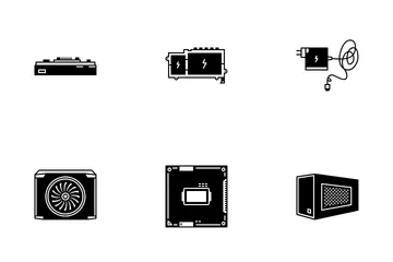 Componentes de laptop Pacote de Ícones