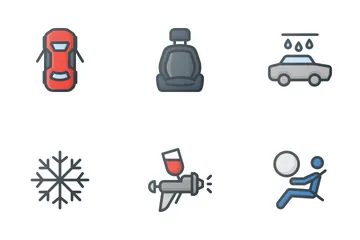 Automobili e componenti Icon Pack