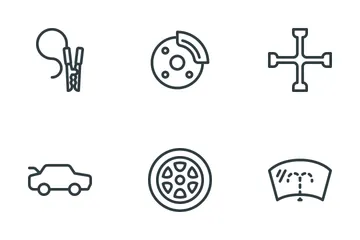 Automobili e componenti Icon Pack