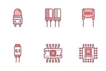 Composants électriques Pack d'Icônes