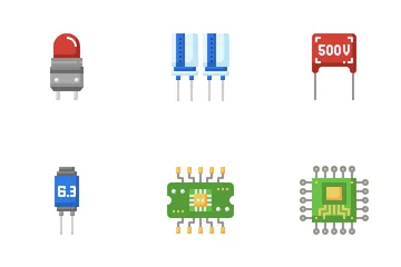 Composants électriques Pack d'Icônes