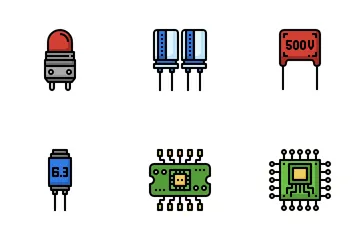 Composants électriques Pack d'Icônes