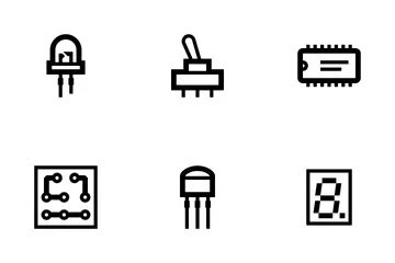Composants electroniques Pack d'Icônes