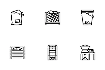 Compost Production Icon Pack
