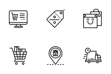 Compras Pacote de Ícones