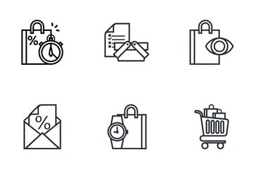 Compras Paquete de Iconos