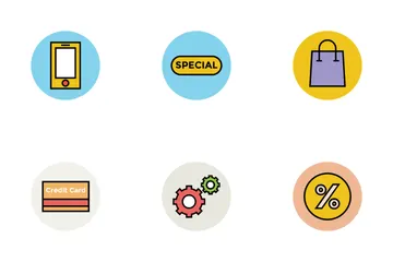 Compras Paquete de Iconos
