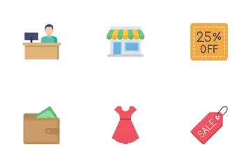 Compras Pacote de Ícones