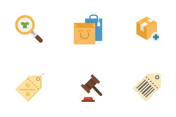 Compras online Pacote de Ícones