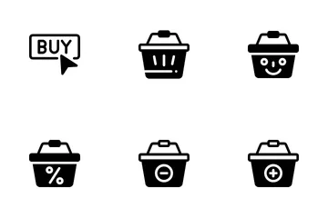 Las compras en línea Paquete de Iconos