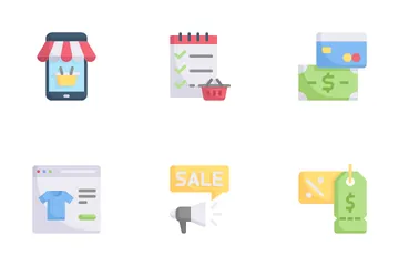 Compras online Icon Pack