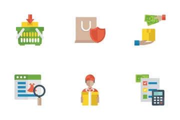 Compras y comercio Paquete de Iconos