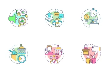 Compromisso social Icon Pack