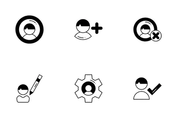 Compte d'utilisateur Pack d'Icônes