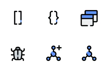 Computación en la nube Paquete de Iconos