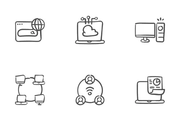 Computación en la nube Icon Pack