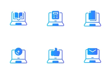 Computador portátil Pacote de Ícones