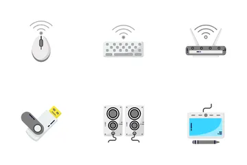 Computadora y interfaz de usuario Paquete de Iconos