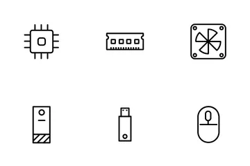 Computadora y Hardware Paquete de Iconos