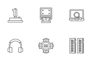 Computadora y Hardware Paquete de Iconos