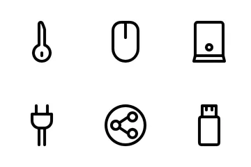 Computadora y Hardware Paquete de Iconos
