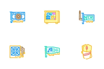 Computer Accessories And Parts Icon Pack