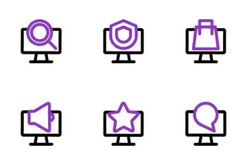 Computer And Essential Icon Pack