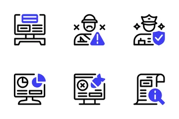 Computer And Internet Security Icon Pack