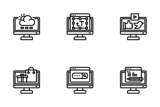 Download Computer Application Icon pack Available in SVG, PNG & Icon Fonts