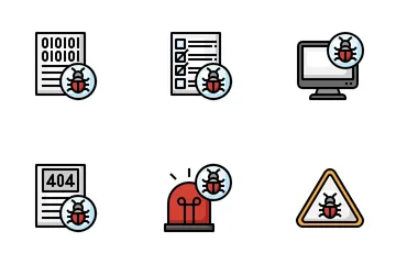 Computer Bugs Icon Pack