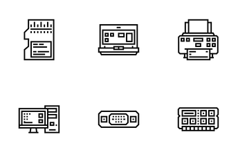 Computer Component Icon Pack